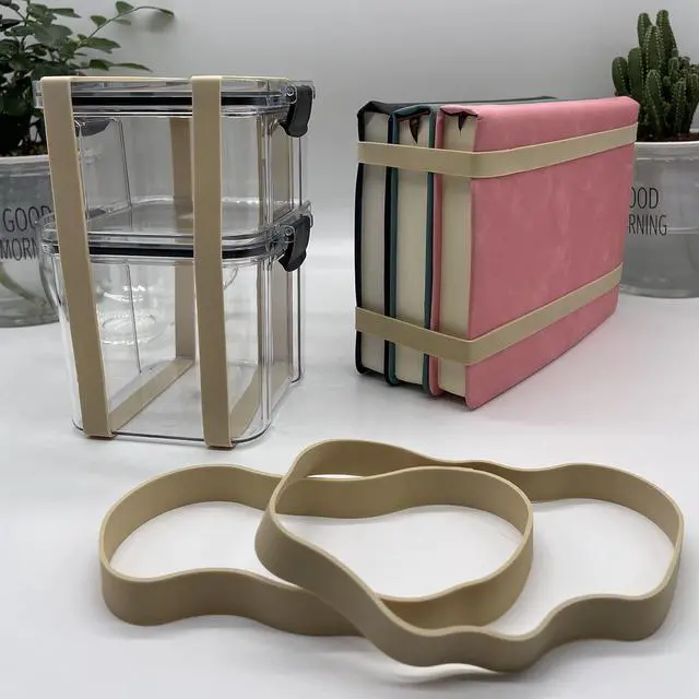 Alt view image 7 of 7 - AMUU Rubber Bands Thick Size #107 Wide 30 Pack Big Elastics Bands Large Long Rubber Bands for Office Supply File Folders Box Books Gifts Notebook(7" x 5/8")