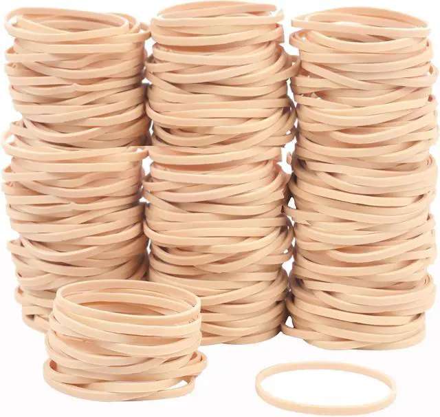Alt view image 4 of 7 - Rubber Bands Size #33 Beige 120pcs Elastic Rubber Bands for Office Supplies