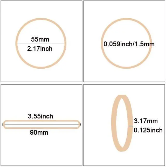 Alt view image 2 of 6 - AMUU Rubber Bands Size #33 Approximately 200pcs Elastic Rubber Bands Office home Supplies #33 for Office home Supply File Folder Strong