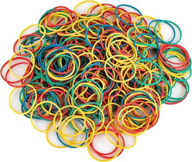 Main image of 700PCS Multicolor Rubber Bands,Assorted Color Rubber Bands,Sturdy,Heat Resistant Rubber Band for School, Home, or Office