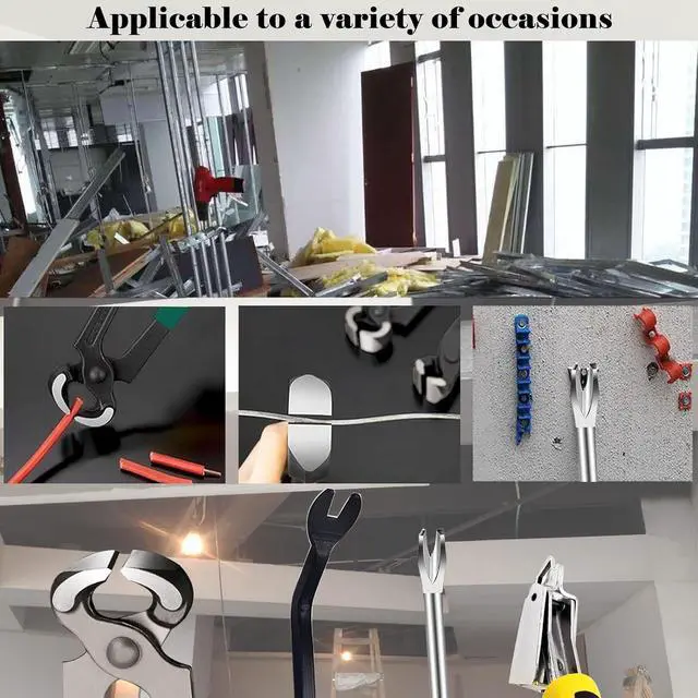 Alt view image 6 of 7 - 3Pcs Heavy Duty Upholstery and Construction Staple Remover with Tack Puller Tool, Nail Puller, Carpet Remover, for Removing All Kinds of Staples