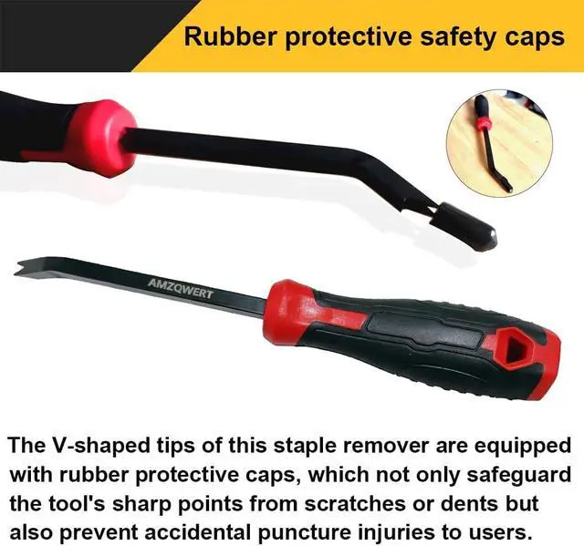 Alt view image 3 of 7 - Staple Remover,Heavy Duty Staple Remover,Upholstery Stapler Puller Lifter Tool for Carpet,Wood,Hardwood Floors,Construction,Furniture