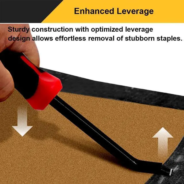 Alt view image 5 of 7 - Staple Remover,Heavy Duty Staple Remover,Upholstery Stapler Puller Lifter Tool for Carpet,Wood,Hardwood Floors,Construction,Furniture