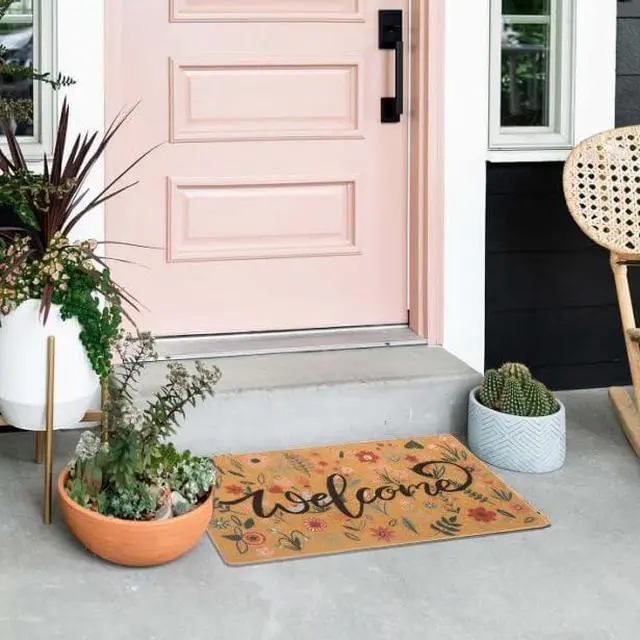 Alt view image 6 of 7 - FGSS Summer Spring Doormat Welcome-Door-Mats Holiday-Doormats 17X29 Inch