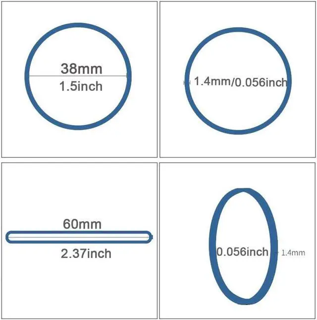 Alt view image 3 of 5 - AIWOQI Rubber Bands Size 16 Elastic Rubber Band Strong Small 600 Pcs | Rubber Bands for office supply home Package Household