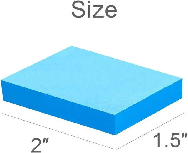 Alt view image 2 of 6 - Mini Sticky Notes 1.5x2 Inches, Bright Colors Self-Stick Pads | 24 Pack, 75 Sheets/Pad,1800 Sheets