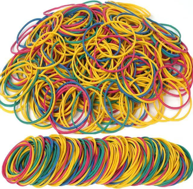 Alt view image 2 of 5 - AIWOQI Rubber Bands Size 16 Elastic Rubber Band Strong Small 600 Pcs | Rubber Bands for office supply home Package Household