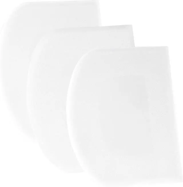 Main image of SURDOCA Dough Scraper Bench Scraper - 3P 4.7x3.7" Plastic Flexible Bowl Scraper, Sharp Edge & Angles Cake Scraper. Non-Slip Bakeware Decorating Tools Sculpting & Modeling Tools - Pure White