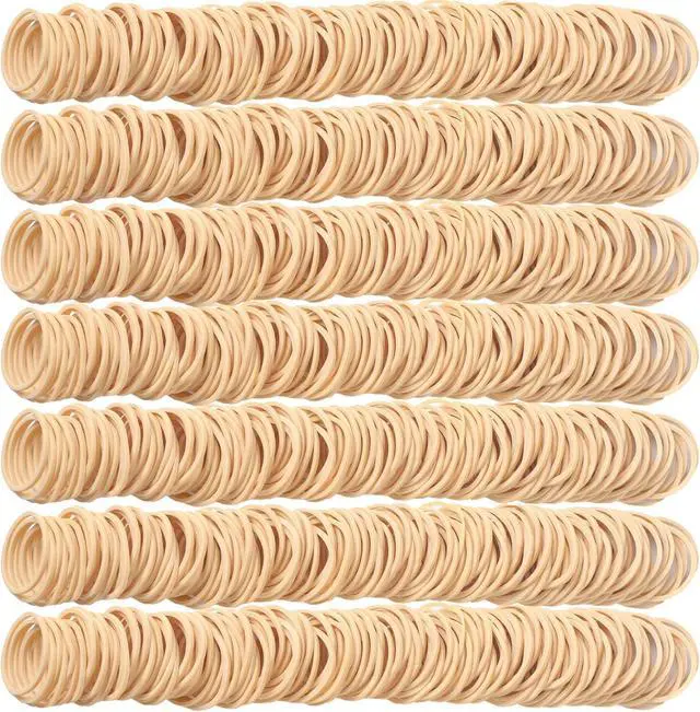 Alt view image 4 of 6 - Rubber Bands Size10 Beige 600pcs Elastic Rubber Bands for Office Supplies | Small Strong Rubber Bands for Home flowers