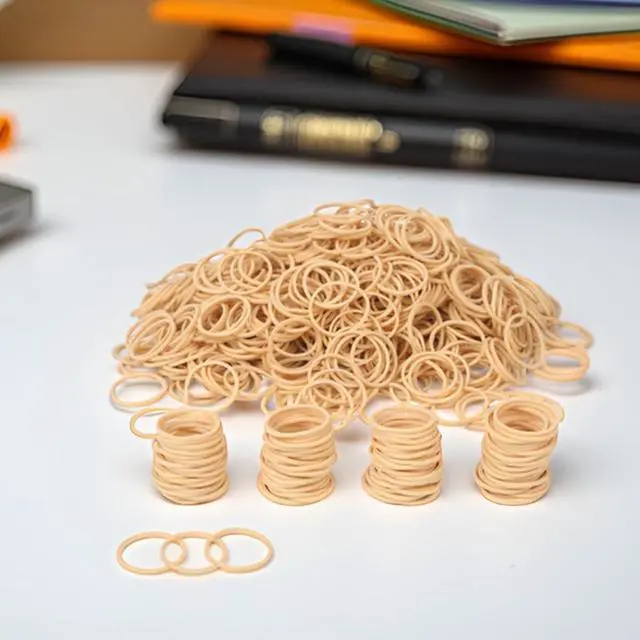Alt view image 6 of 6 - Rubber Bands Size10 Beige 600pcs Elastic Rubber Bands for Office Supplies | Small Strong Rubber Bands for Home flowers