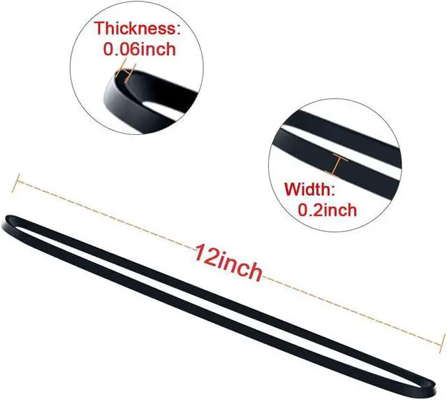 Alt view image 2 of 7 - Rubber Bands Long 12in Elastic Bands 35Pcs for Office Supplies Trash Cans | Heavy Duty Big Thick Strong Black Rubber Band for Trash Cans File Folders Litter Box Book