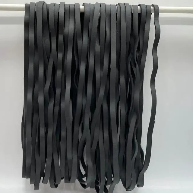 Alt view image 5 of 7 - Rubber Bands Long 12in Elastic Bands 35Pcs for Office Supplies Trash Cans | Heavy Duty Big Thick Strong Black Rubber Band for Trash Cans File Folders Litter Box Book