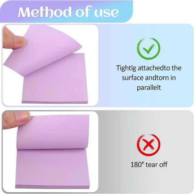 Alt view image 5 of 7 - Joyberg 18 Pads Sticky Notes, 3x3 Aesthetic Sticky Notes, 9 Colors of Neutral Notes for Office, School, Home Desks, and More, 50 Sheets/Pad