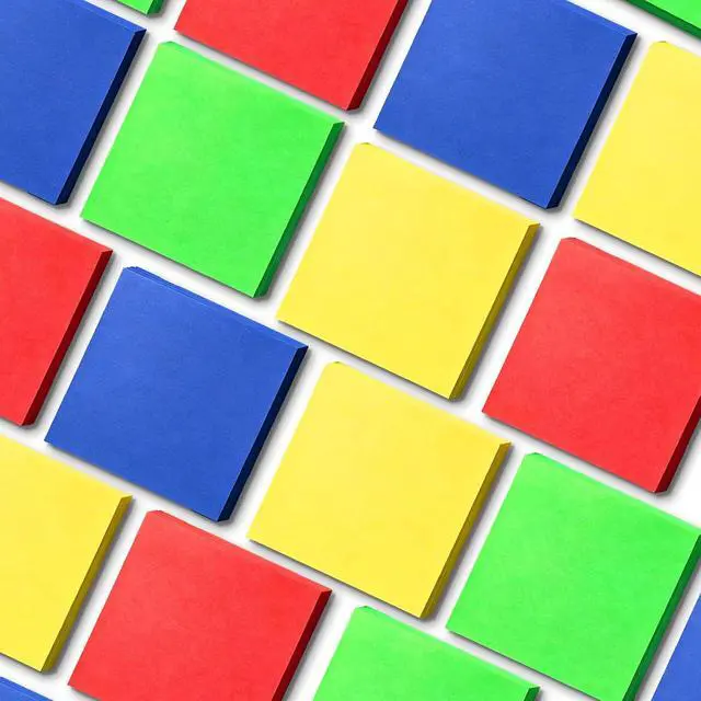 Alt view image 3 of 7 - Super Sticky Notes,6 Pads Self-Stick Note Pads 3 x 3 in,600 Sheets Total Sticky Notepad Bulk Post,Office Supplies,School Supplies,Christmas Decor (Red, 6 Pads Sticky Notes 3x3)