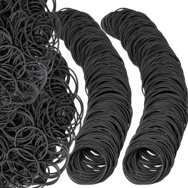 Main image of Rubber Bands Size16 Elastic Rubber Band #16 Black 500Pcs rubber bands office supplies File Folders Litter Box (Black)