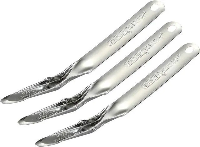 Main image of Bostitch Office Premium Staple Remover Tool, All Metal, Pack of 3 | No Tear Push-Style Staple Puller, Chrome, Staple Remover Tool for Home & School