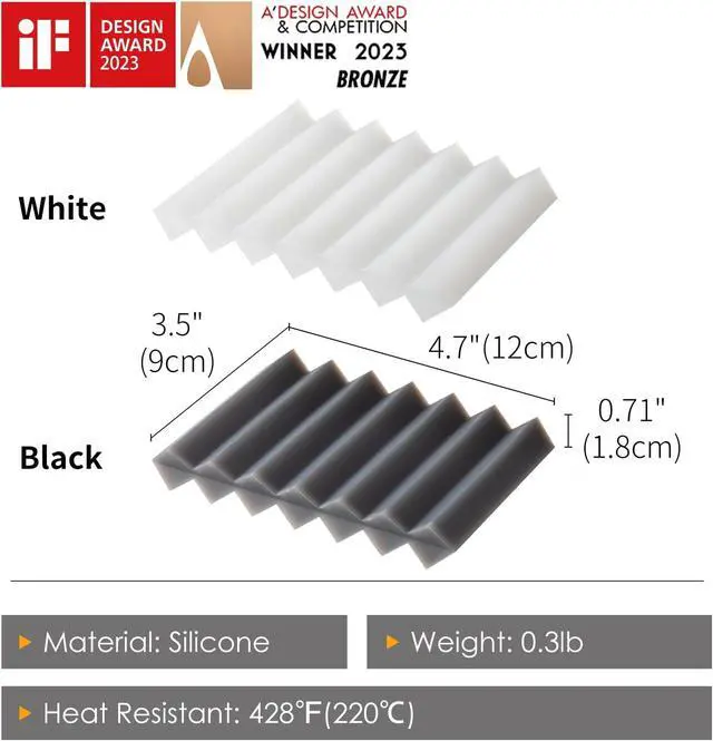 Alt view image 5 of 7 - Self Draining Soap Holder, 2 Pack, Silicone Accordion Soap Dish, Soap Saver, Paint Brushes Holder for Watercolor Brush, Sponges, Bathroom, Counter Top, Bath Tub