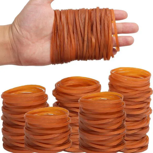 Alt view image 2 of 7 - Rubber Bands Size#33 Natural rubber band 210pcs 0.4bl,Rubber Bands Office Supplies ((3-1/2 x 1/8 Inch)