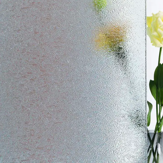 Main image of Crystal Etched Window Film Privacy No Glue Anti UV Removable 17.5x78.7in | Cover Decal Tint Decor Office Apartment Balcony Sun Blocking Light Filtering Glare Reduction Heat Control
