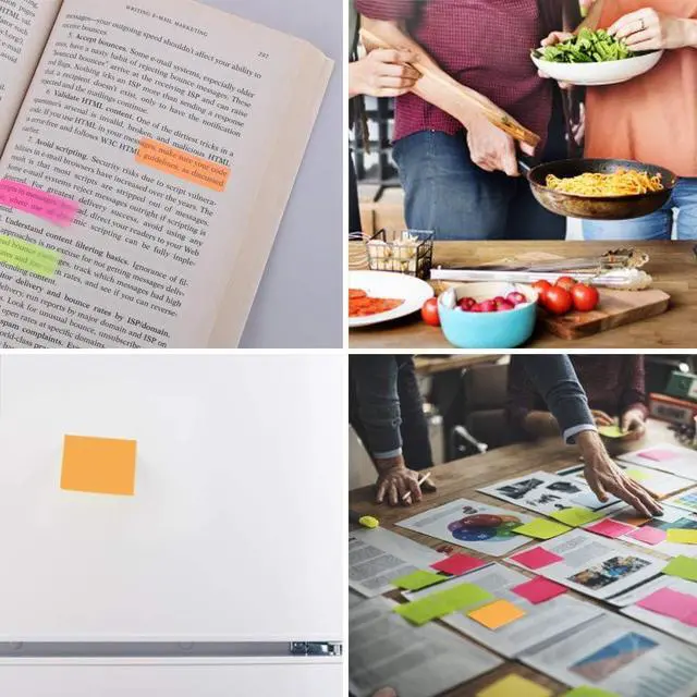 Alt view image 7 of 7 - Sticky Notes Set, Hommie Colored Divider Self-Stick Notes Pads Bundle, Prioritize with Color Coding, 60 Ruled (3.7x6), 40 Dotted (3.7x3), 40 Blank (3x3.7), 60 Per Rectangular, 25 Per PET Color