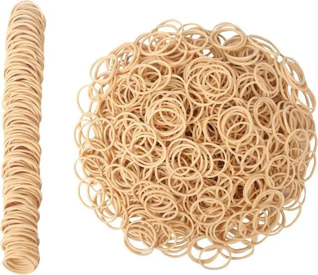 Alt view image 3 of 6 - AIWOQI Rubber Bands Size 10 Beige 760pcs 1in #10 Small Elastic Rubber Band | Strong Heavy Duty Elastic Rubber Bands for Office Supplies