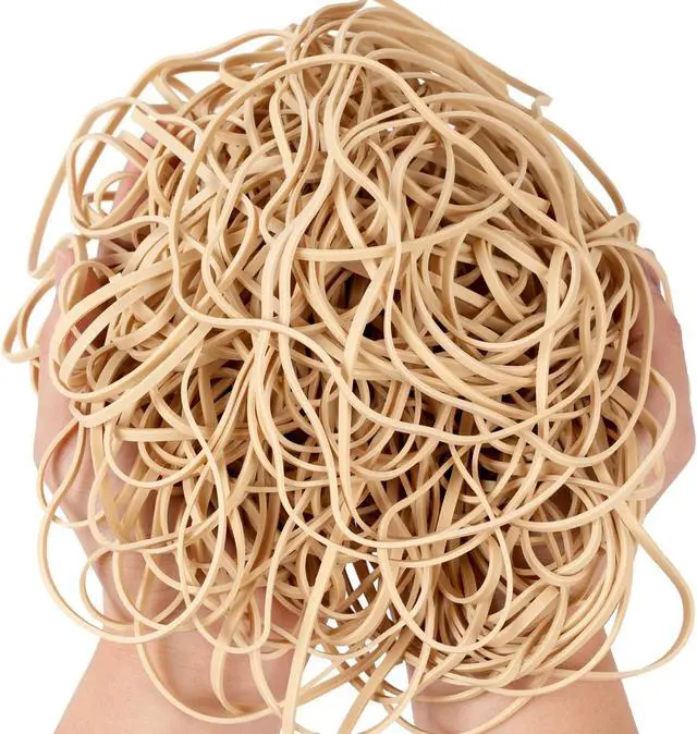 Alt view image 5 of 6 - AMUU Rubber Bands Large 120pcs Size 117B big Long Heavy Duty Elastic Bands | Rubber Band for Office Supplies Trash Cans File Folders Litter Box Large Strong Rubber Bands (7" x 1/8"
