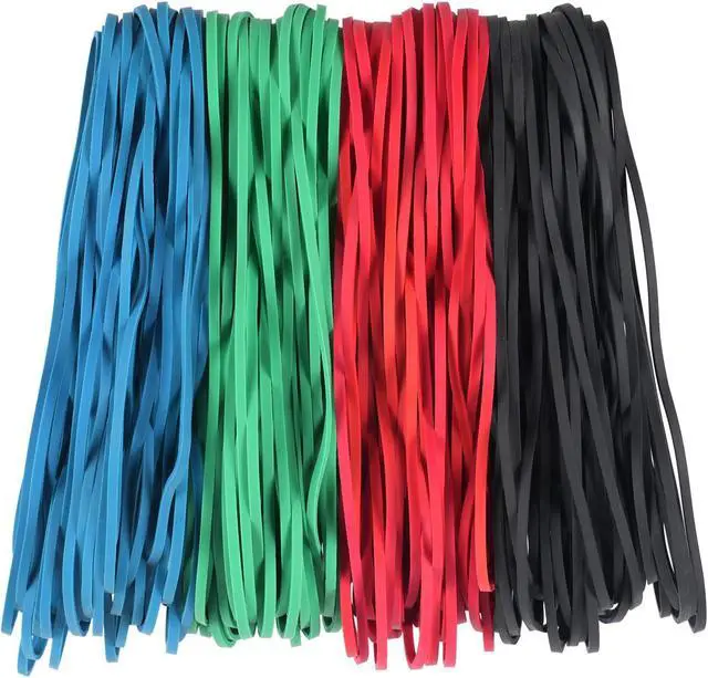 Alt view image 3 of 6 - AIWOQI Rubber Bands Size 117B 140pcs Large Heavy Duty Big Rubber Band | Elastic Bands for Office Supplies File Folders Garbage Can Bands Trash Can Rubber Bands Fits 8-33 Gallon