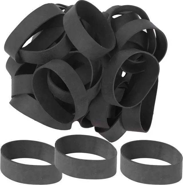 Alt view image 3 of 7 - AIWOQI Rubber Bands Size 94 Black 35pcs Heavy Duty Tactical Wide Small | Strong Black Elastic Bands for Office Supplies Survival Camping Biking Fishing #94 (3 1/2" x 3/4")