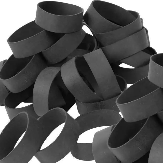 Alt view image 4 of 7 - AIWOQI Rubber Bands Size 94 Black 35pcs Heavy Duty Tactical Wide Small | Strong Black Elastic Bands for Office Supplies Survival Camping Biking Fishing #94 (3 1/2" x 3/4")