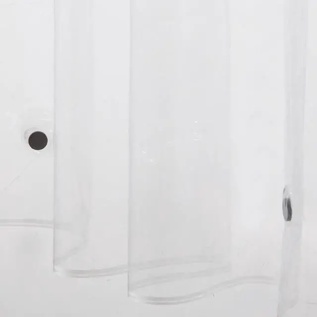 Alt view image 3 of 7 - Ghooss PEVA 4G Shower Curtain Liner (Pack of 2),Bathroom Liner,72 Inch by 72 Inch - Clear