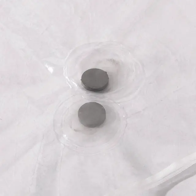 Alt view image 6 of 7 - Ghooss PEVA 4G Shower Curtain Liner (Pack of 2),Bathroom Liner,72 Inch by 72 Inch - Clear