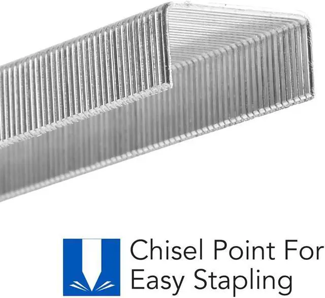 Alt view image 2 of 3 - Swingline Staples, Heavy Duty, 1/4" Length, 25 Sheet Capacity, 100/Strip, 5000/Box, 1 Pack (79394)