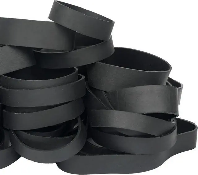 Alt view image 6 of 6 - Rubber Bands Assorted Sizes Mixed Elastic Bands Size82,size94,size84#105 | 50pcs Wide Black Tactical Rubber Bands for Survival Office Supply