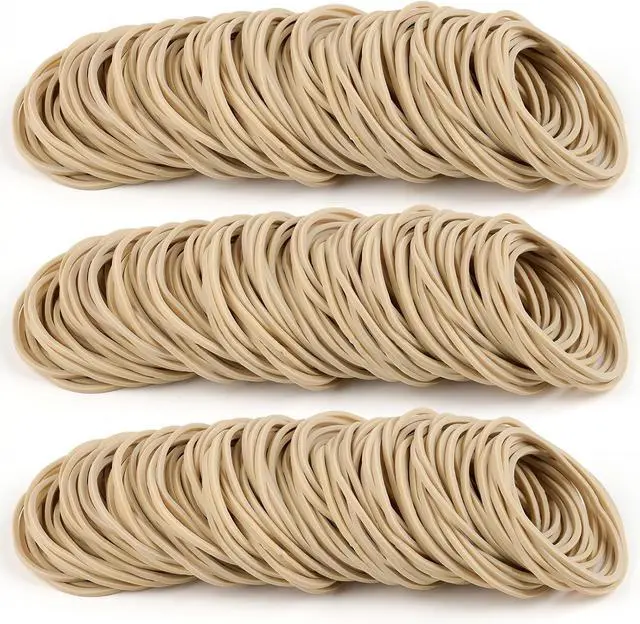 Main image of 700 Pcs Size 16 Elastic Rubber Bands Office Supplies, Rubberbands, Brown | Reusable, High Stretch, Bundle Tie Dye, Money, File Folders, Furniture, Home Package, DIY Crafts, Hair, Multipurpose