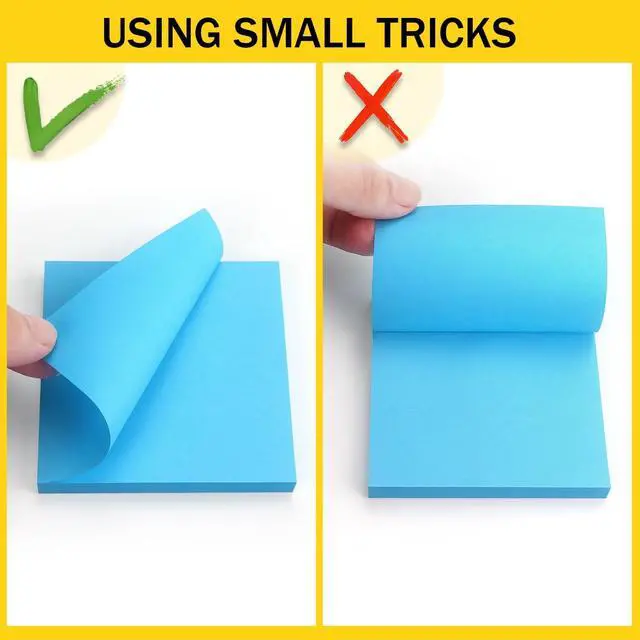 Alt view image 5 of 7 - Eastern Wolf Sticky Notes 3x3 inch, 8 Bright Multi Colors, 85 Sheets/Pad | Self-Stick, Multi-Color, Removable & Residue-Free