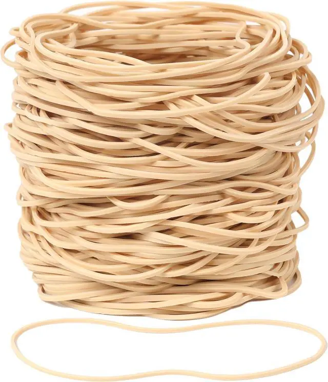 Main image of AIWOQI Rubber Bands 300Pcs 4.8in Long Stretchy Rubber Band for Balloon Arch | Big Elastic DIY Wedding Birthday Rubber Bands School Office Supplies File Folders Litter Box (4 4/5" x 1/16")