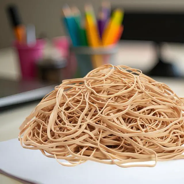 Alt view image 2 of 7 - Rubber Bands Assorted Sizes Large Rubber Bands Size 69,Size 117A,12in,4.8in | 0.5lbs Heavy Duty Big Elastic Bands for Office Supplies 4 sizes