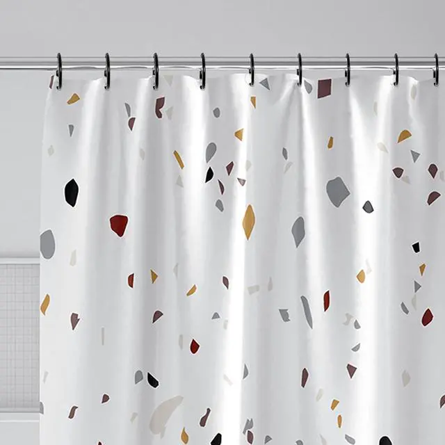 Alt view image 5 of 7 - 36pcs Shower Curtain Rings, Rust-Resistant Metal Round Shower Hooks for Bathroom Rod Curtains, Changing Room, Windows, Home Decoration, Movable Clasp (Black)