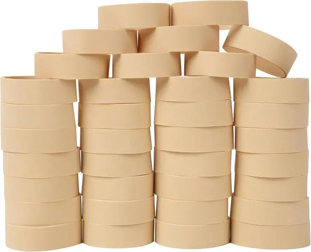 Alt view image 3 of 7 - Rubber Bands Size 94 Tactical Wide Small Rubber Band 35pcs Heavy Duty | Strong Beige Elastic Bands for Office Supplies Survival Camping Biking Fishing #94 (3 1/2" x 3/4")