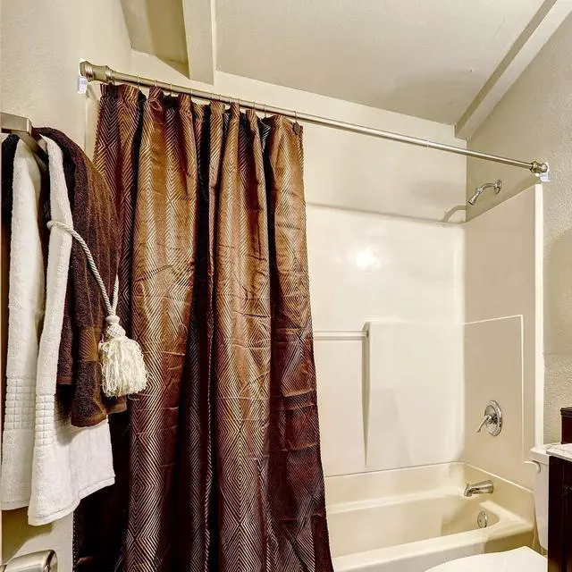 Alt view image 5 of 6 - Jetec 6 Pcs Shower Rod Holder Adhesive Curtain Rod Holder, Adhesive Wall Mounted Shower Rods Holders No Drilling Install, Rods Mount Retainer, No Drilling