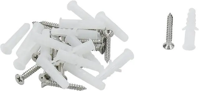 Alt view image 6 of 6 - Coshar 4 PCS 1-Inch(25mm) Stainless Steel Flange Rod End Holder- White | Shower Closet Pole End Support Socket Bracket Support, Flange Rod Holder Closet Pole, Adjustable Tightness