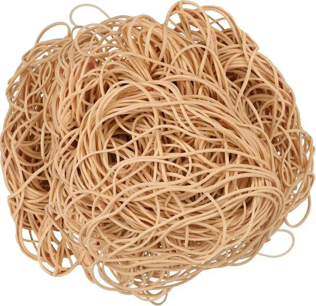 Alt view image 4 of 7 - AMUU Rubber Bands for balloon arches Size #117A 210pcs Rubber Bands Large Strong, Big Elastic Bands for Office Supplies Trash Cans File Folders Litter Box (7" x 1/16") Beige