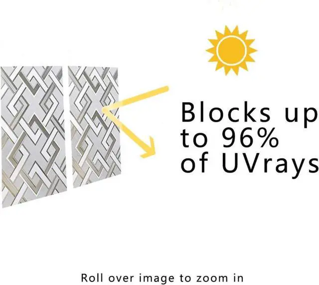 Alt view image 7 of 7 - Finnez Decorative Privacy Window Film, 3D Rhombus Pattern, 17.5 x 78.7 in | Static Cling Peel & Stick Removable, Day & Night Privacy Frosted, Renter Friendly Decorative for Front Door Glass