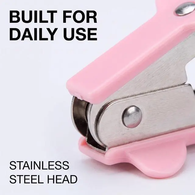 Alt view image 5 of 7 - Pink Stapler Removal Tool, Staple Puller, Modern Plastic Stapler Remover with Non-Slip Handle, Ideal for Students, Teachers, Home and School