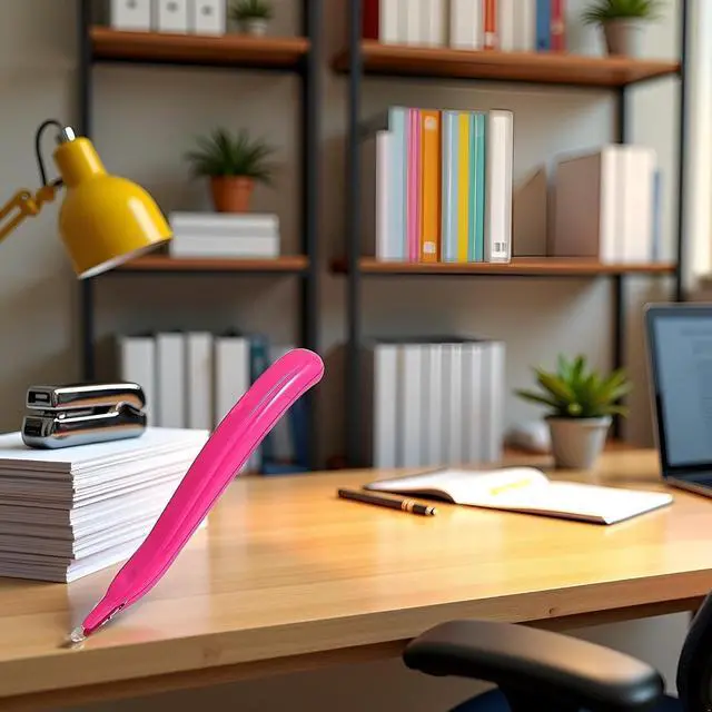 Main image of Pink Staple Remover,Professional Staple Remover Tool Staple Puller Stapler Removers Staple Pullers Stick for Home Office School Household Staple Removers