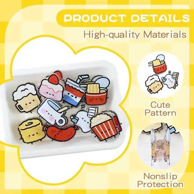 Alt view image 3 of 7 - 9PCS Cute Chip Clips, Dessert Shaped Bag Clips Kitchen Snack Bag Sealer | Airtight Seal, Food Storage, Funny Kitchen Clips for Bags, Snack Bag Clips