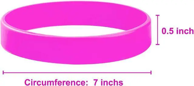 Alt view image 4 of 6 - Wholesale 6pcs/pack Rubber Bracelets Silicone Wristbands for Men,Women&Teens for Party Favors,Events,Sports,Classroom Funny,Training and Office- Purple 7"