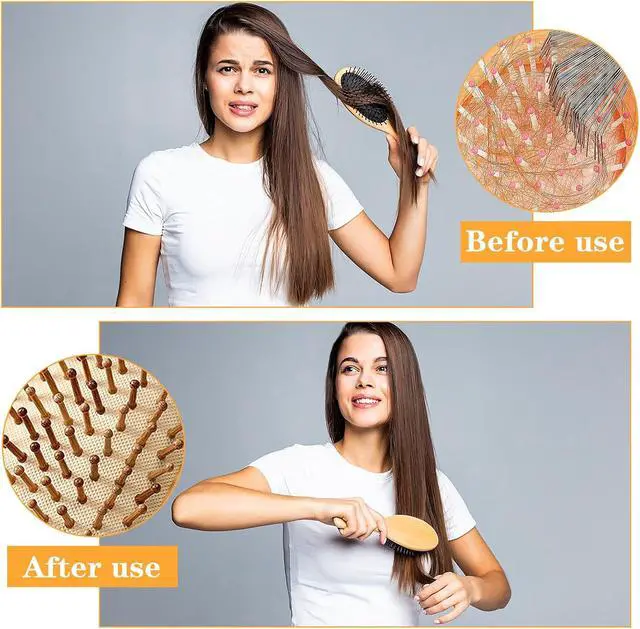 Alt view image 5 of 7 - Nogeqi 4pcs Hair Brush Cleaning Tool, Brush Cleaner Tool, Comb Cleaner, Hairbrush Cleaner Metal Wire Hairbrush Cleaning Tool for Home And Salon Use (4 Style)
