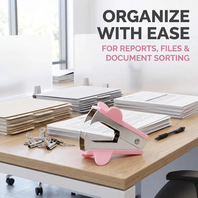 Alt view image 3 of 7 - 3Pcs Pink Staple Removers - Modern Plastic Staple Pullers with Non-Slip Handles | Easy-Grip Stapler Removal Tools for Students, Teachers | Perfect for Home, School & Office Use