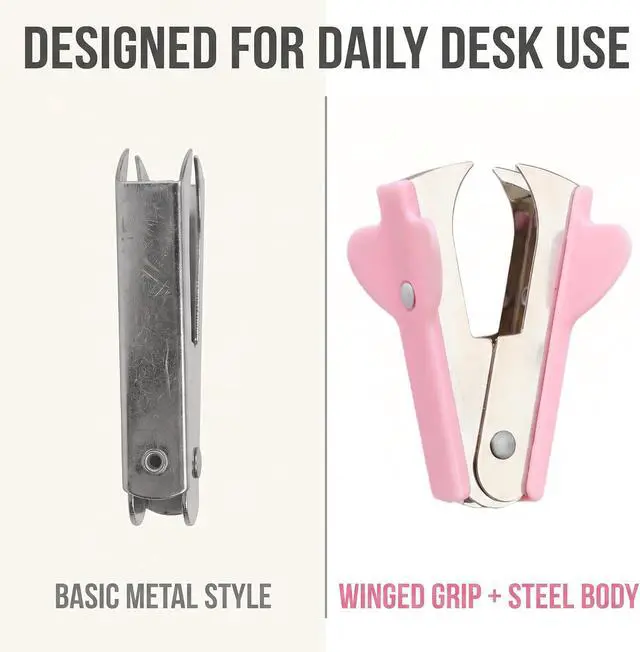 Alt view image 5 of 7 - 3Pcs Pink Staple Removers - Modern Plastic Staple Pullers with Non-Slip Handles | Easy-Grip Stapler Removal Tools for Students, Teachers | Perfect for Home, School & Office Use